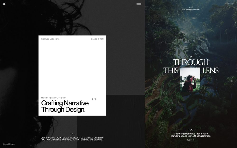 Screenshot of Gianluca Gradogna Portfolio