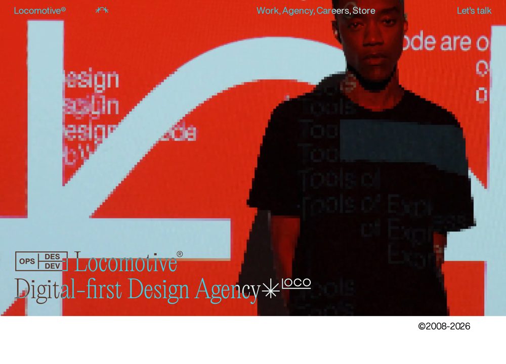 Screenshot of Locomotive - Experimental Digital Agency