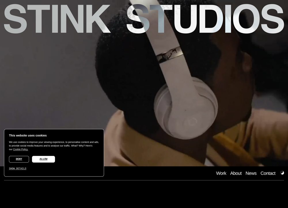 Screenshot of Stink Studios
